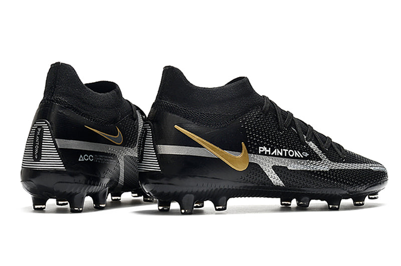 Nike Phantom GT2 Elite DF FG- Black/Gold/Silver