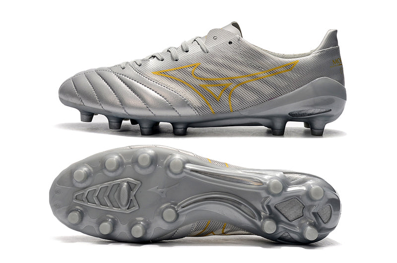 Mizuno Morelia Neo II Made in Japan FG- SILVER/GOLD