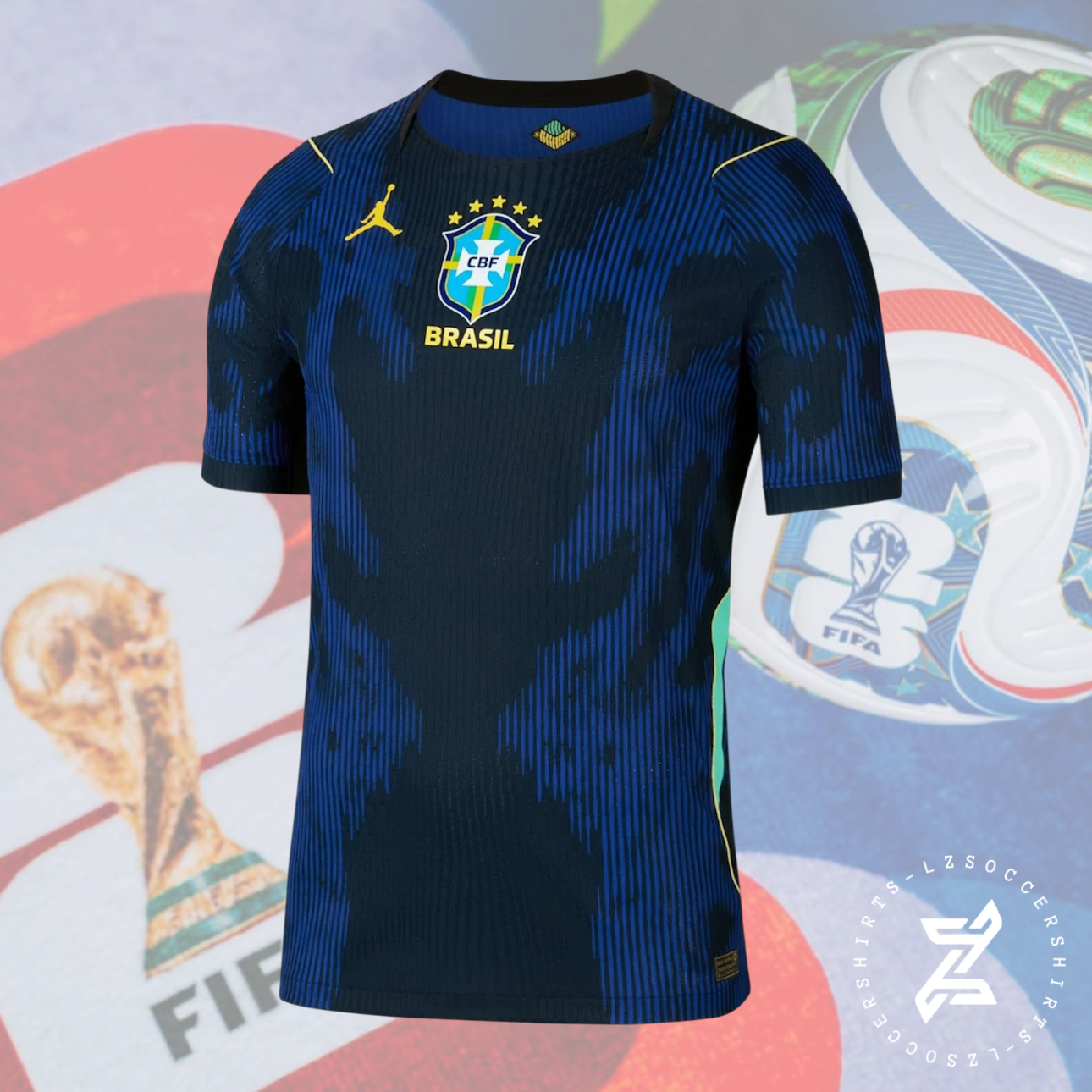 Brazil 26/27 Blue Fan Version - World Cup