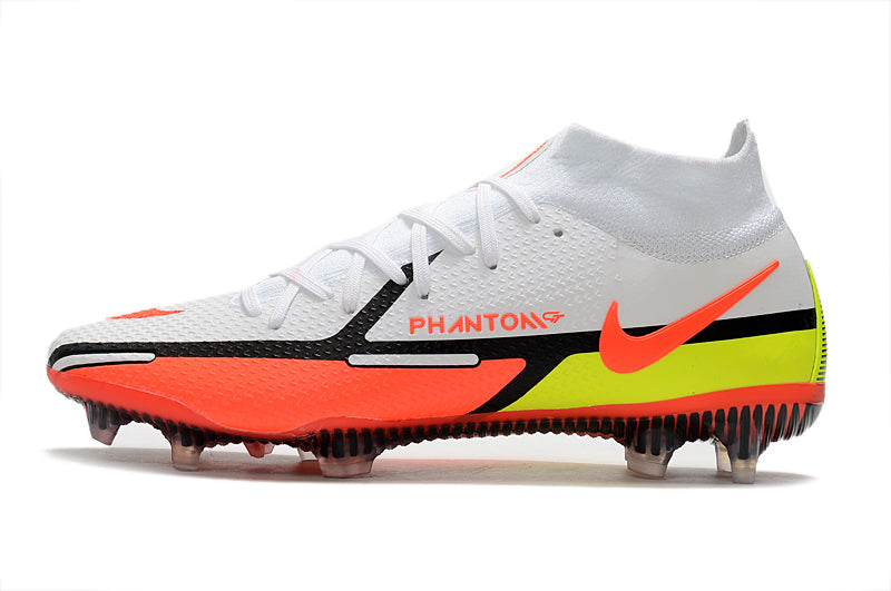 Nike Phantom GT2 Elite DF FG  - White/Orange//Yellow