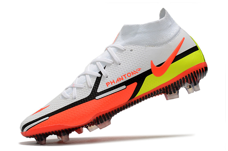Nike Phantom GT2 Elite DF FG  - White/Orange//Yellow