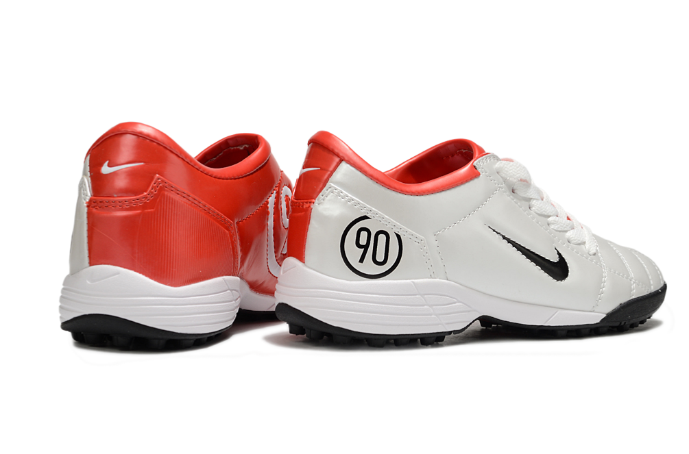 Nike Total 90 III T90 TF Turf Soccer Cleats - White/Red