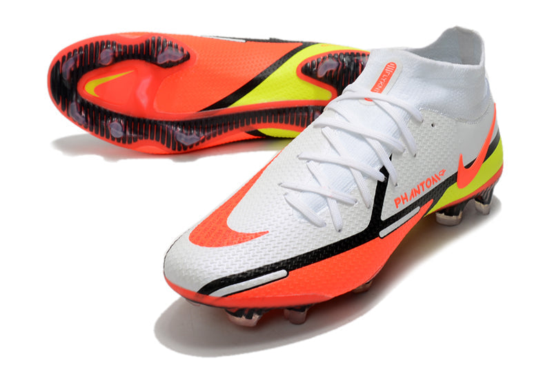 Nike Phantom GT2 Elite DF FG  - White/Orange//Yellow