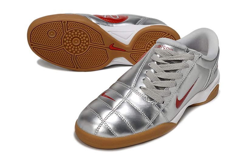 Total 90 'Metallic Silver Red' 2025 - INDOOR SOCCER CLEATS