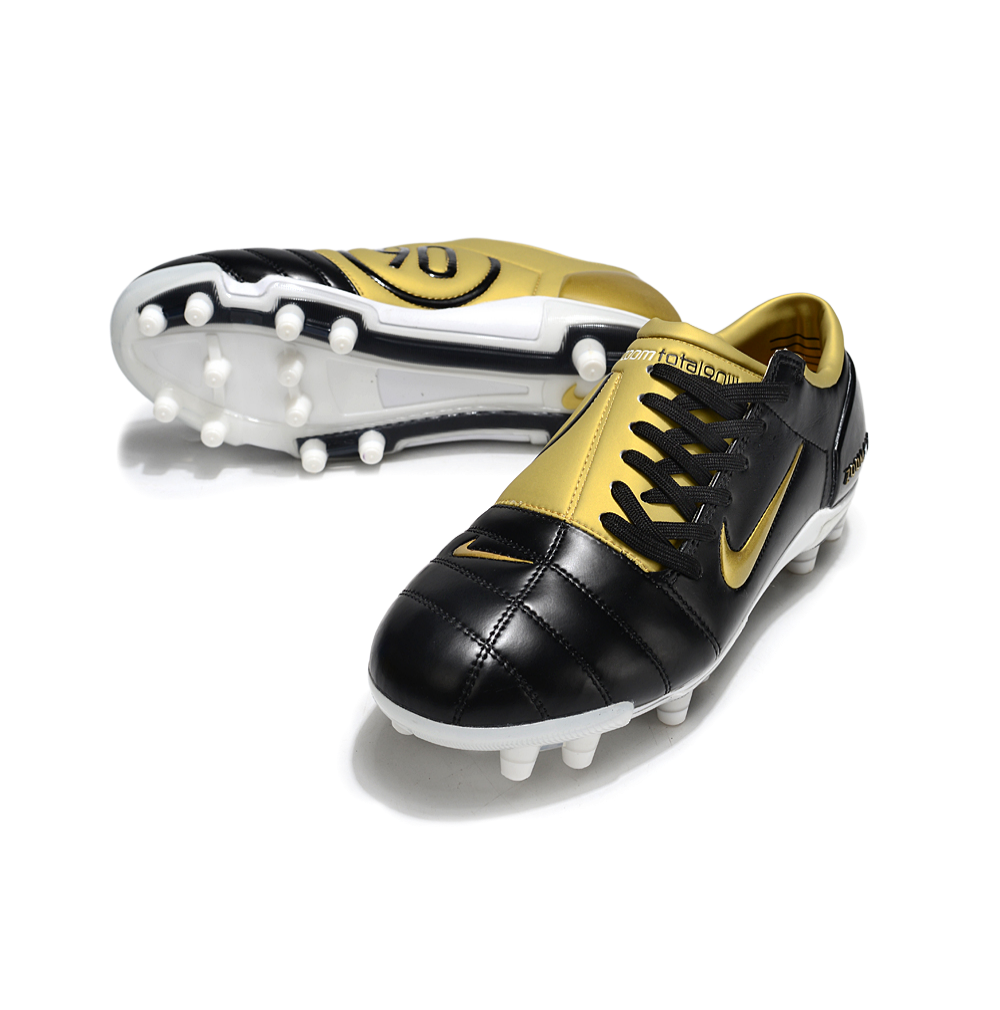 Nike Total 90 III T90 FG - FIRM GROUND Cleats - GOLD/BLACK