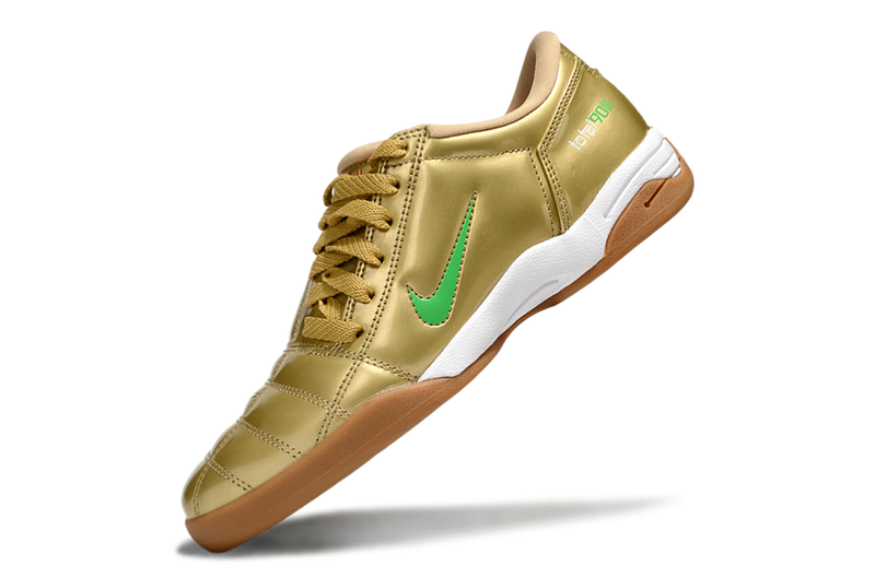 Total 90 'GOLD/GREEN' 2025 - INDOOR SOCCER CLEATS