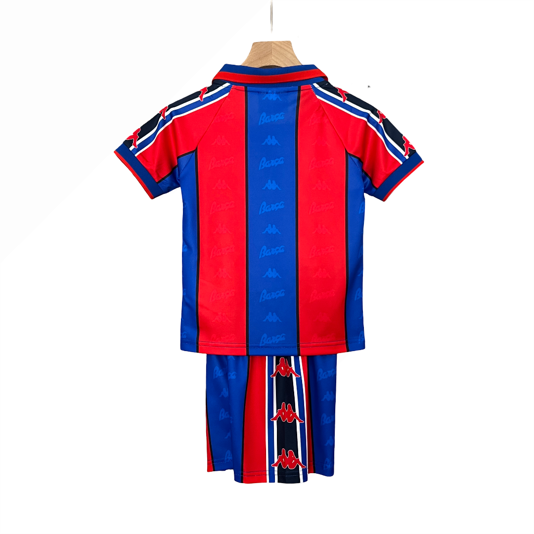 Conjunto Infantil Retrô - Barcelona  95/97 I de Local