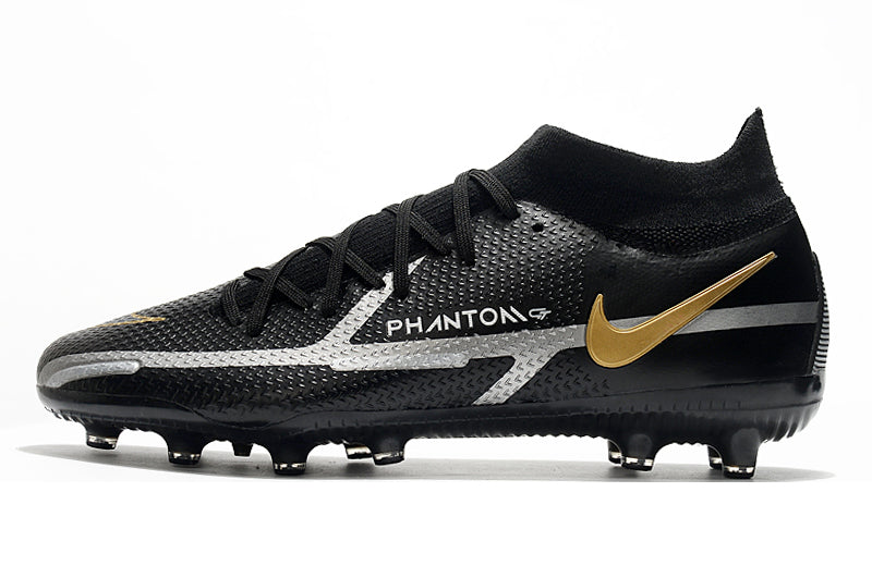 Nike Phantom GT2 Elite DF FG- Black/Gold/Silver