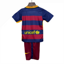 Conjunto Infantil Retrô - Barcelona  15/16 I de Local