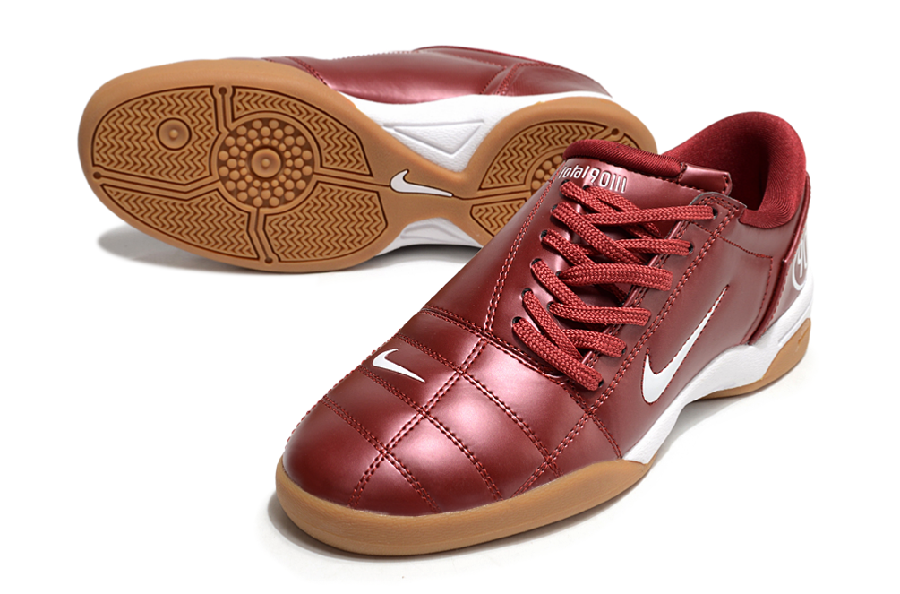 Total 90 'RED/WHITE' 2025 - INDOOR SOCCER CLEATS