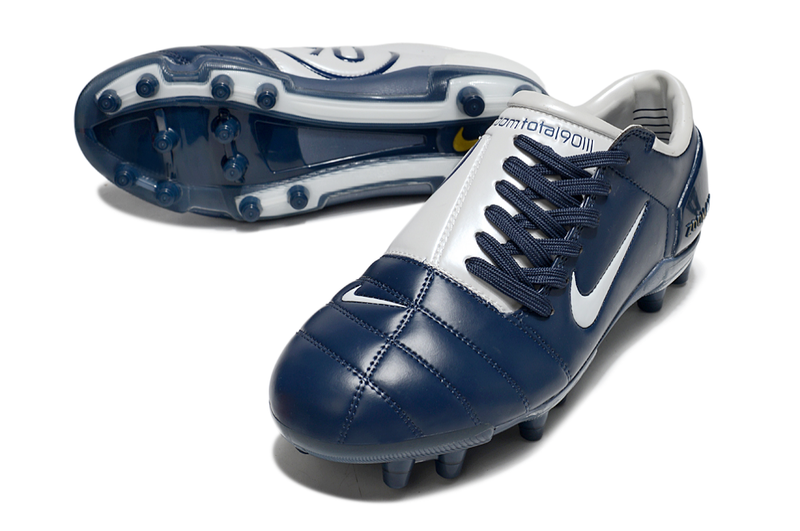 Nike Total 90 III T90 FG - FIRM GROUND Cleats - BLUE/WHITE