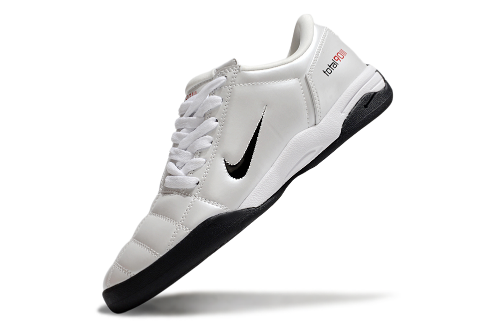Total 90 'WHITE/RED' 2025 - INDOOR SOCCER CLEATS
