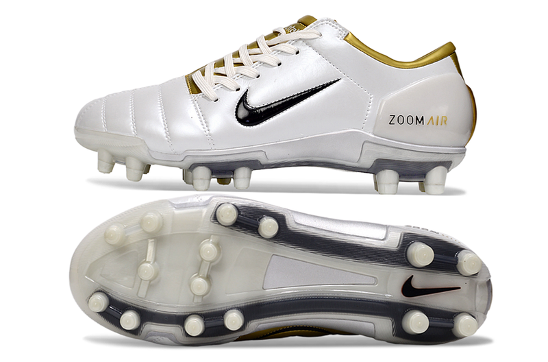 Nike Total 90 III T90 FG - FIRM GROUND Cleats - GOLD/WHITE