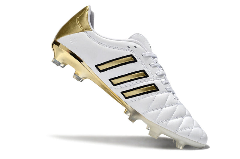 11Pro Kroos Firm Ground Cleats- WHITE/GOLD
