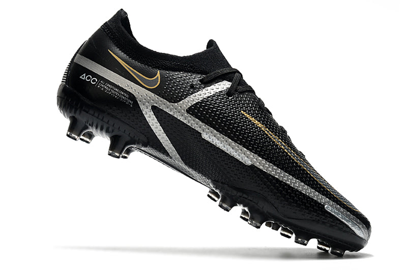 Nike Phantom GT2 Elite DF FG - Black/Gold/Silver