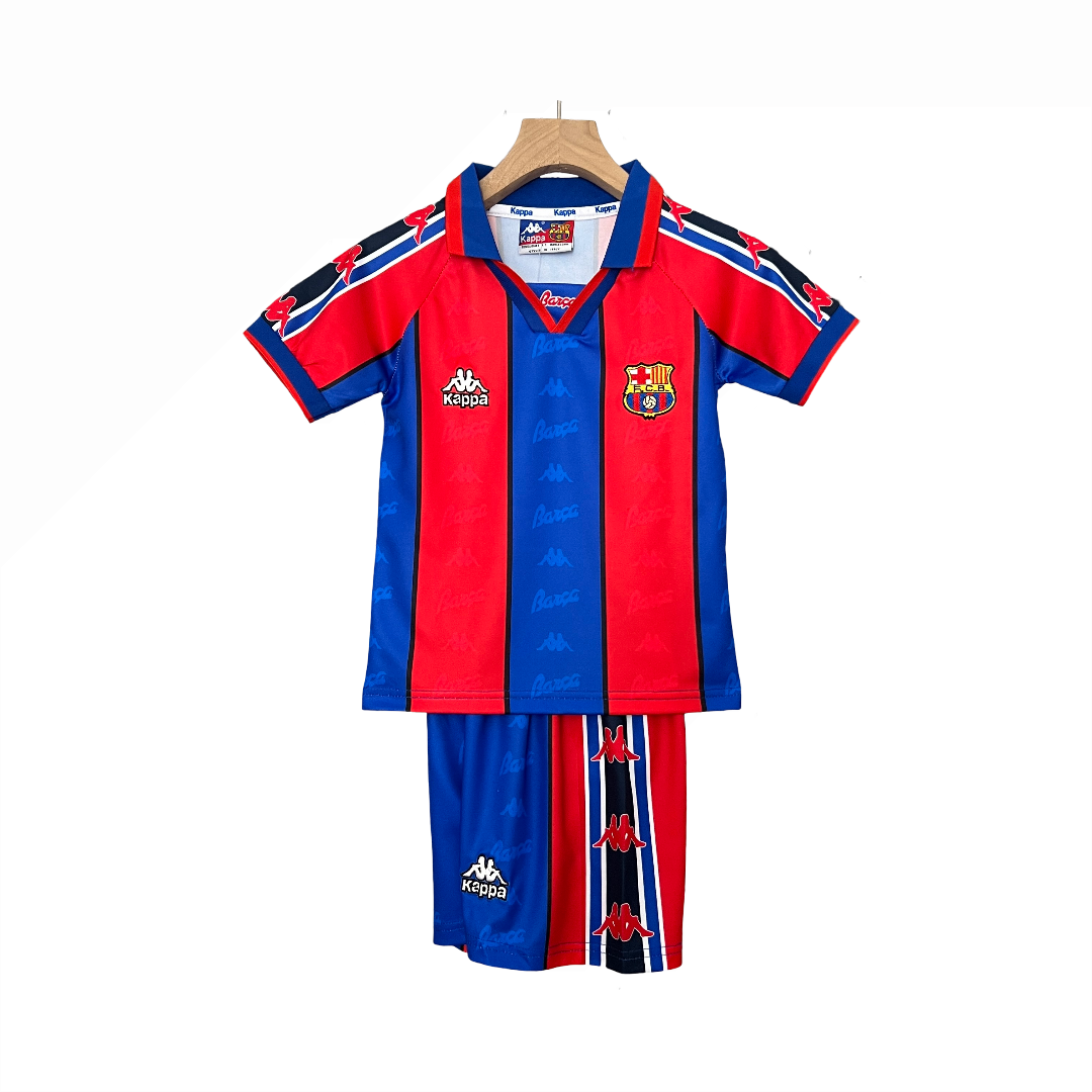 Conjunto Infantil Retrô - Barcelona  95/97 I de Local