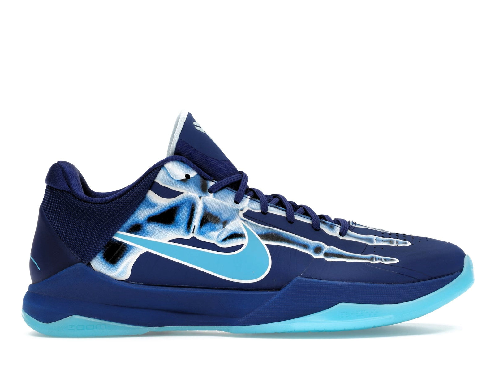 NIKE Kobe 5 Big Kids Deep Royal/baltic Blue-glacier Blue 3 Pairs HM9522-400