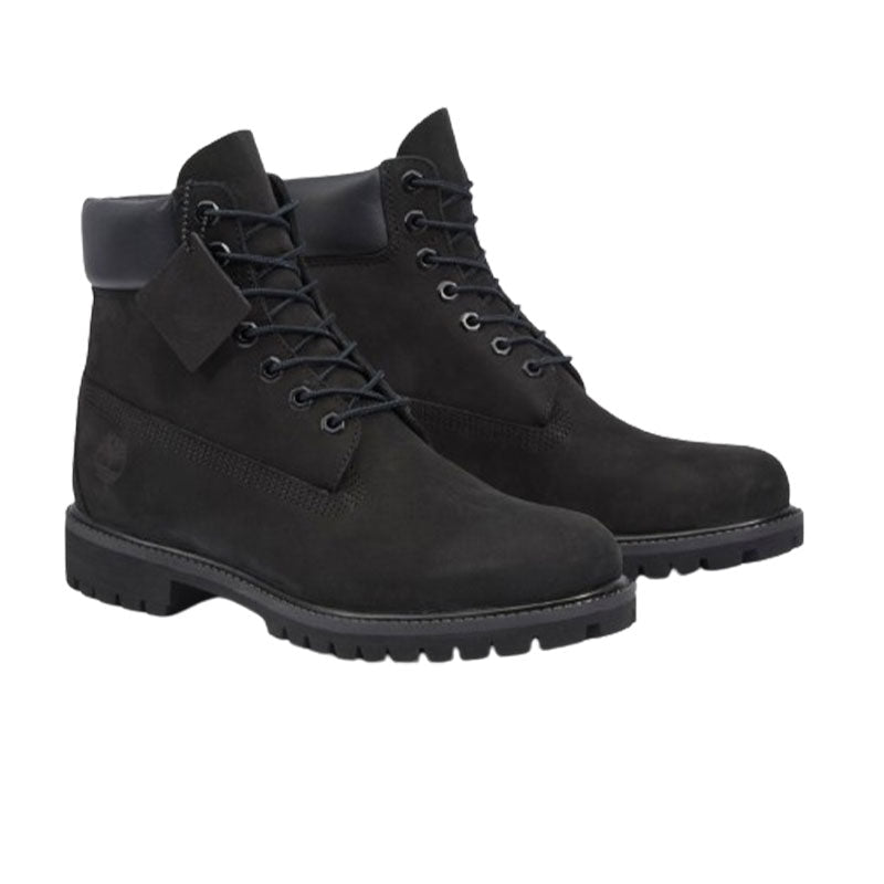 Men's Timberland® Premium 6-Inch Waterproof Boot Black Nubuck 10073