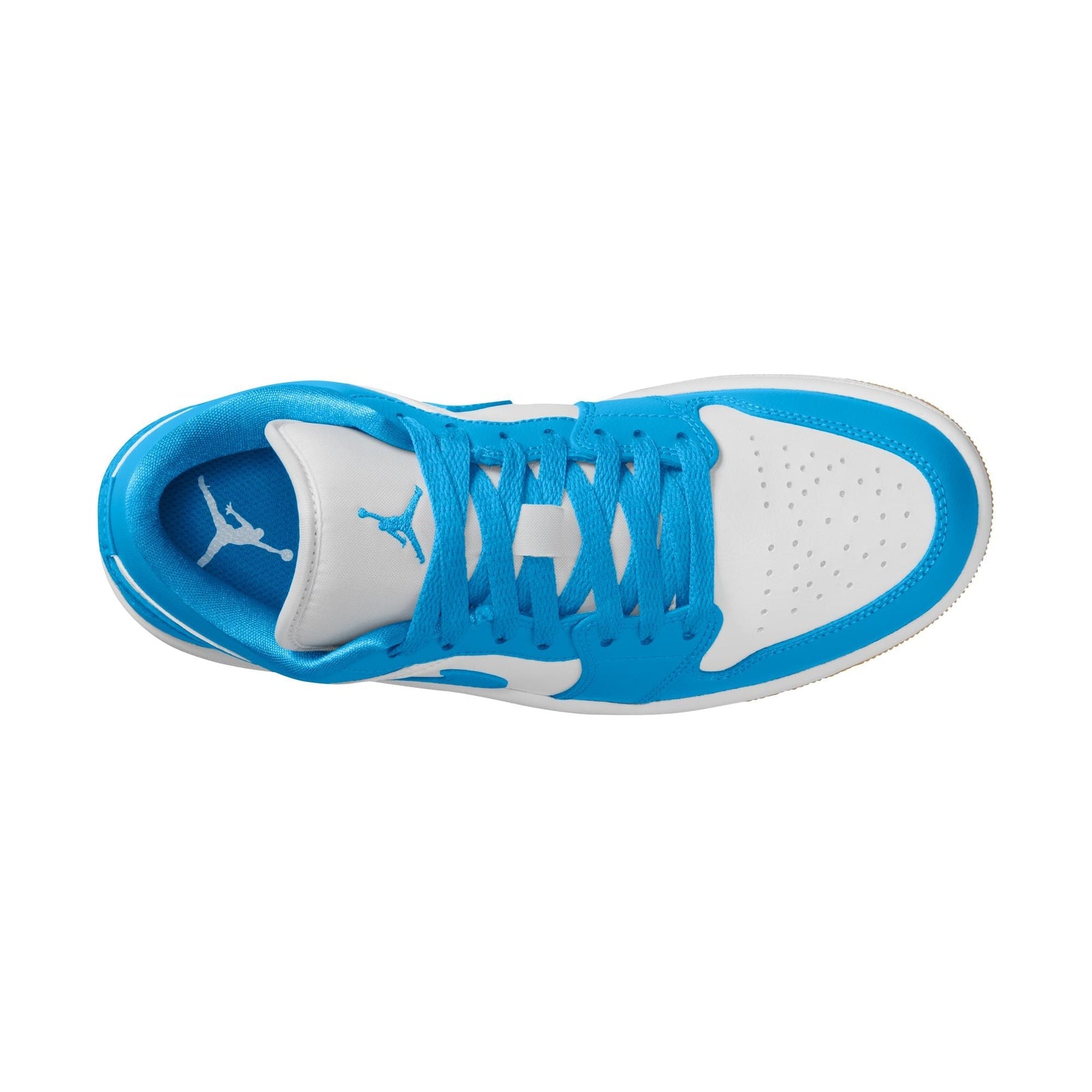 Women's Air Jordan 1 Low White/dk Powder Blue-gum Light Brown DC0774-104
