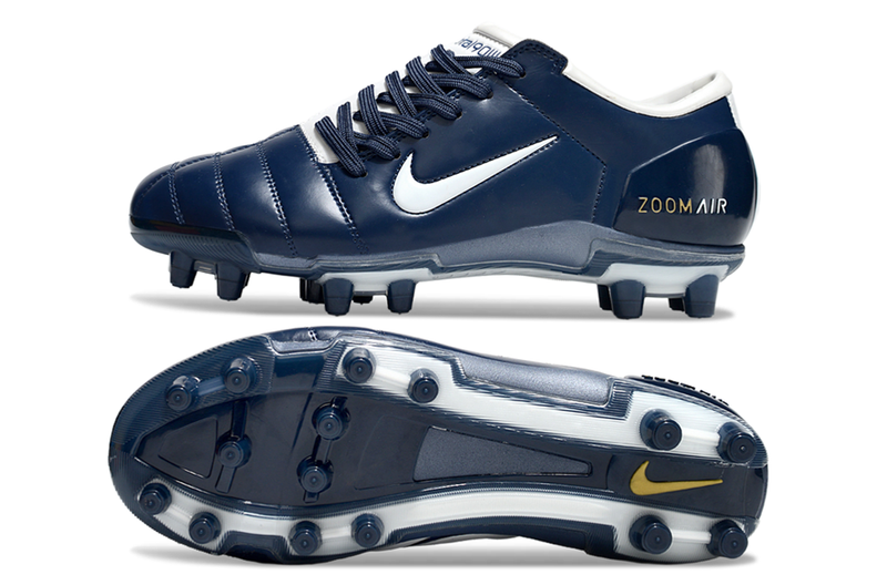 Nike Total 90 III T90 FG - FIRM GROUND Cleats - BLUE/WHITE