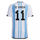 Angel Di Maria Argentina 22/23 I Home Jersey - Player Version
