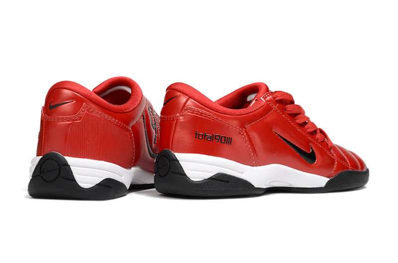 Total 90 'RED/BLACK' 2025 - INDOOR SOCCER CLEATS