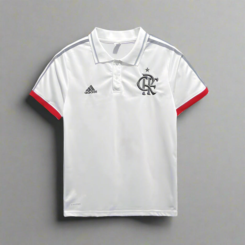 FLAMENGO ADIDAS POLO WHITE 2023/24