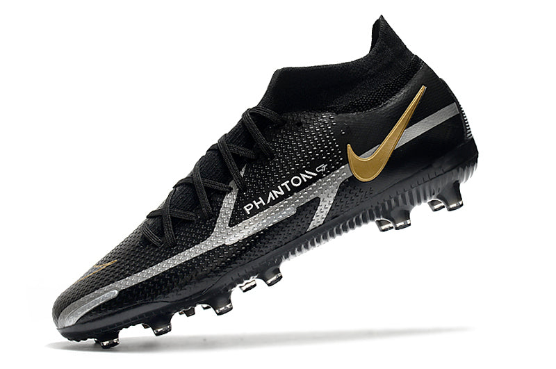 Nike Phantom GT2 Elite DF FG- Black/Gold/Silver
