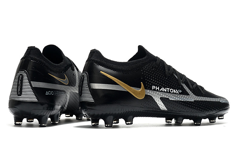 Nike Phantom GT2 Elite DF FG - Black/Gold/Silver