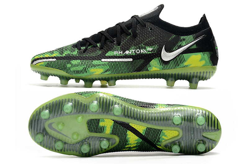 Nike Phantom GT2 Elite DF FG- Black/Green/White