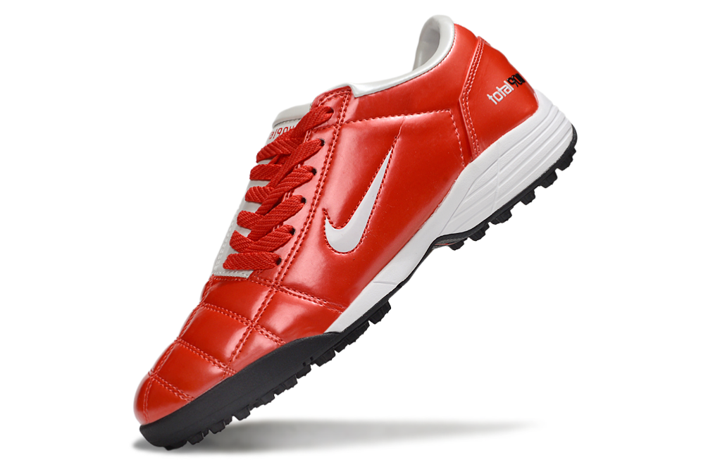 Nike Total 90 III T90 TF Turf Soccer Cleats - White/Red