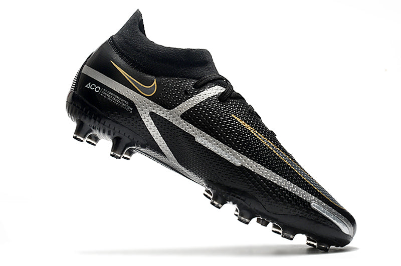 Nike Phantom GT2 Elite DF FG- Black/Gold/Silver