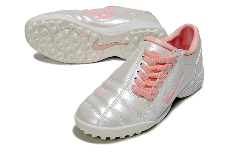 Nike Total 90 III T90 TF Turf Soccer Cleats - White/Pink