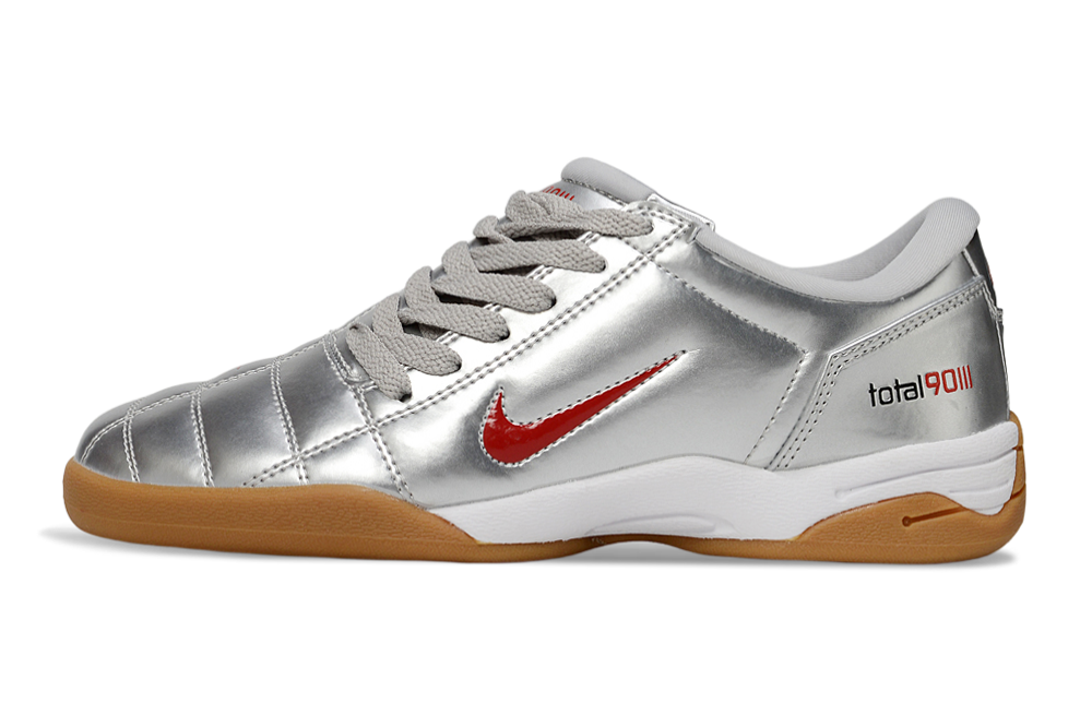 Total 90 'Metallic Silver Red' 2025 - INDOOR SOCCER CLEATS