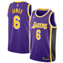Los Angeles Lakers LeBron James Purple