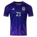 Paulo Dybala Argentina 22/23 II Away Jersey - Fan Version