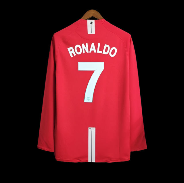 Cristiano Ronaldo 7 RETRO Manchester United 07/08 LONG SLEEVE